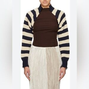 NWOT TheOpen Product Navy Cotton Cardigan One Size